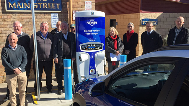 NRMA Fast Chargers into Glen Innes NRMA EV Network The