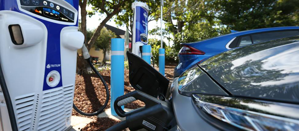 Electric car charging in Australia