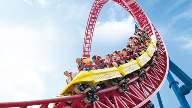 Gold Coast theme parks rollercoaster