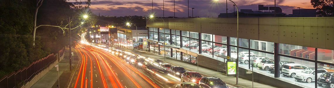 Cars on Parramatta Road Sydney