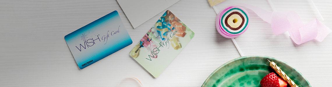 WISH Gift Cards discount for Members