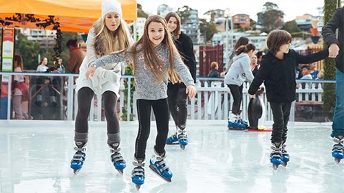 Ice Skating Winterlight Luna Park 