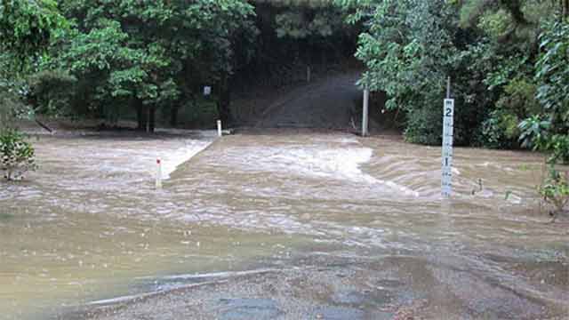 Don't drive through flood water