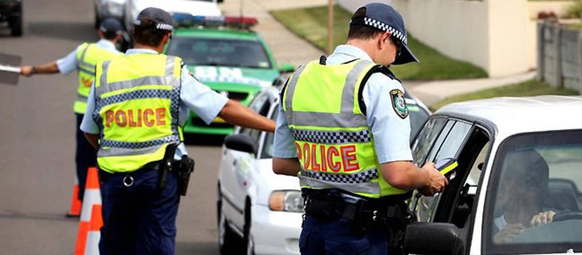 NSW Police - random breath test