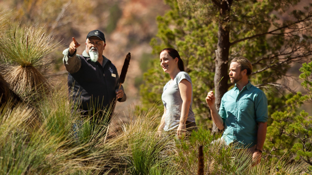 Group of people on an indigenous experience