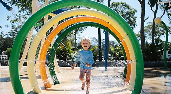 NRMA Ocean Beach Holiday Resort water play