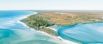 NRMA Woodgate Beach Holiday Park aerial