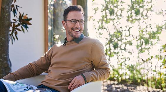 Laubman & Pank man in glasses