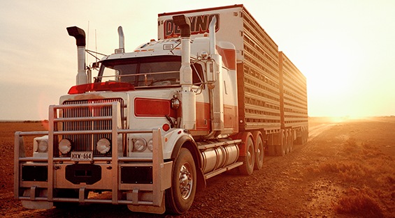 Heavy commercial truck