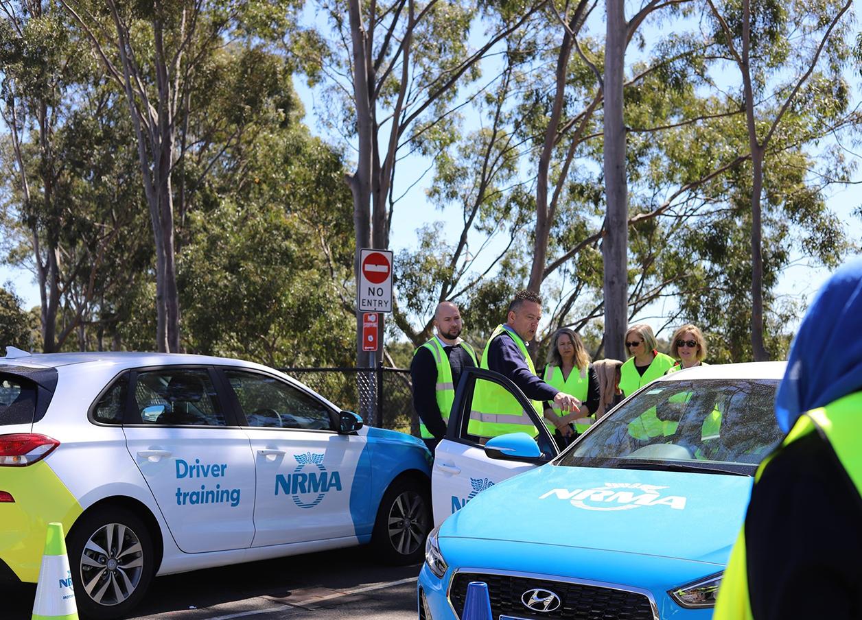 Corporate driver training coaching