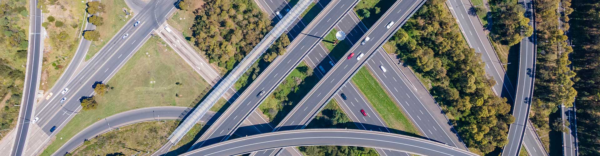 aerial shot of m4 m7