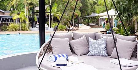 Angourie Resort pool bar seating