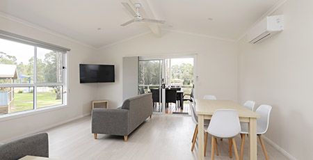 3 Bed Lakeside Cabin interior - Batemans Bay