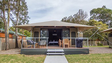 Broulee safari-syle glamping