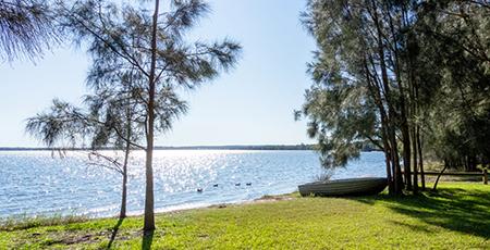 Lakeside views at Budgewoi