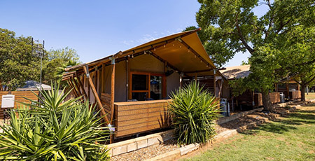 Dubbo safari tent exterior