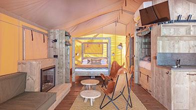 Glamping tent at Murramarang Beachfront Holiday Resort