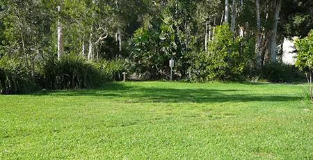 Myall Shores grass powered site