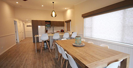 Beach House interior, Tathra