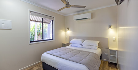 Capricorn Yeppoon 2 Bedroom Deluxe Villa bedroom
