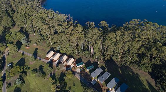 NRMA Port Arthur Holiday Park aerial view