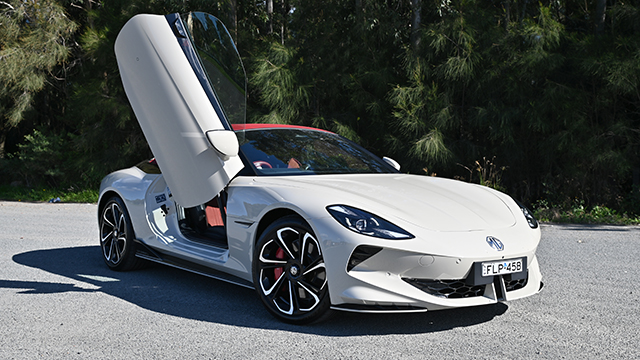 2026 MG Cyberster in English White