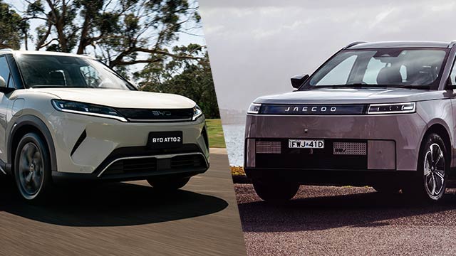 2026 BYD Atto 2 vs Jaecoo J5 EV montage