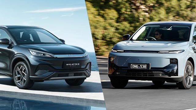 BYD Atto 3 and Leapmotor B10