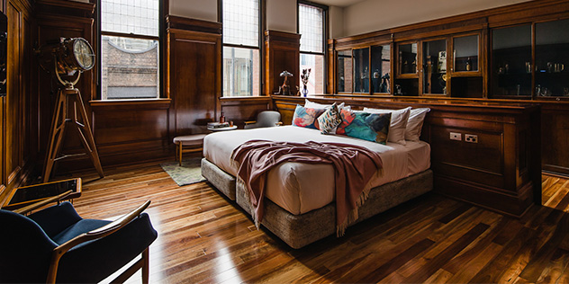 Old Clare hotel room
