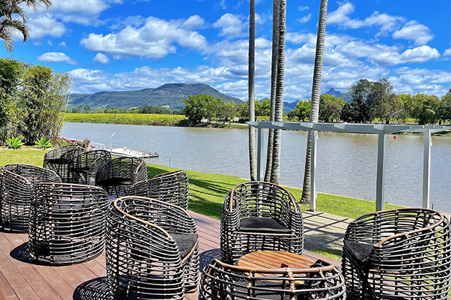 Tweed House lawn seating