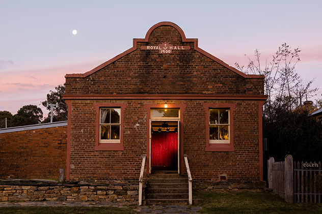 Historic Royal Hall in Hill End NSW
