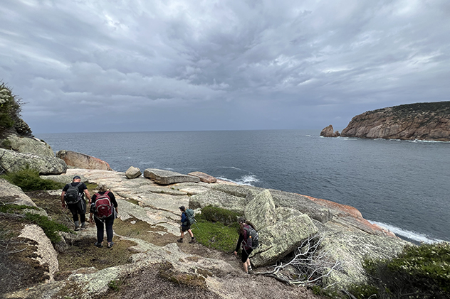 Haunted Bay on Maria Island in Tasmania