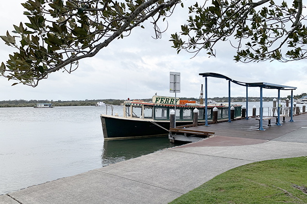 Ferry at Tea Gardens NSW