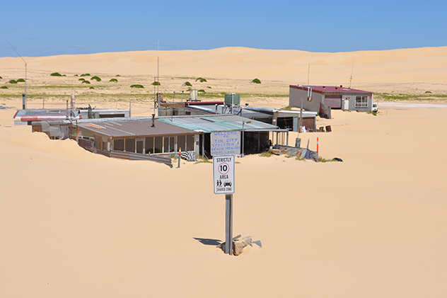 Tin City at Stockton Beach NSW