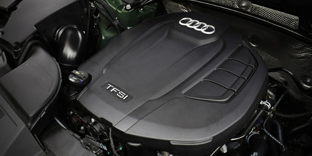 Engine interior of 2021 Audi Q5 Slide 3