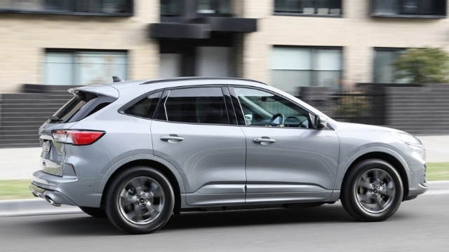 Side view of the 2023 Ford Escape PHEV