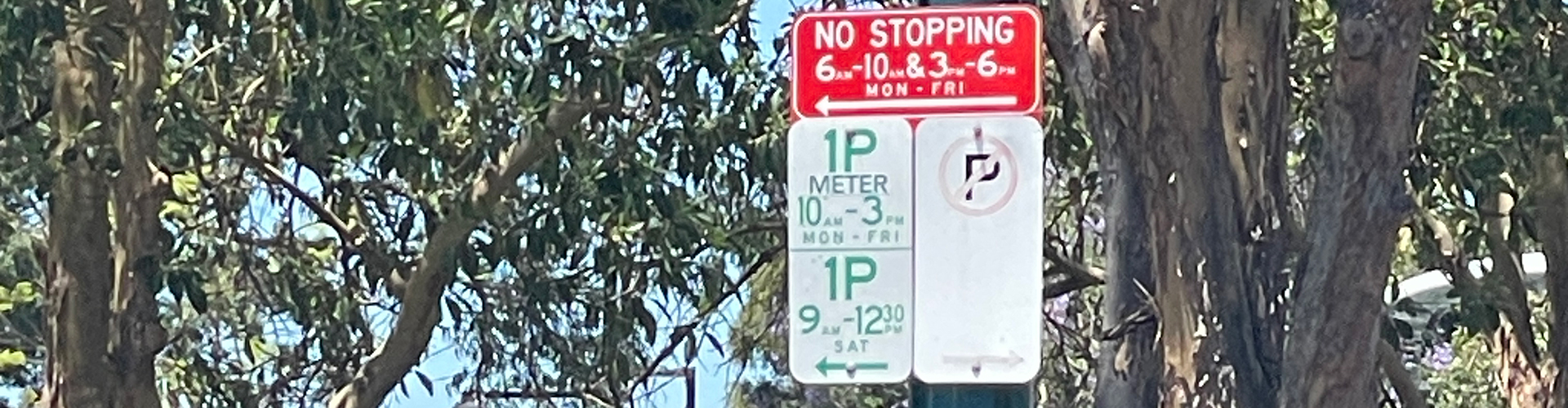 Parking signs in Liverpool