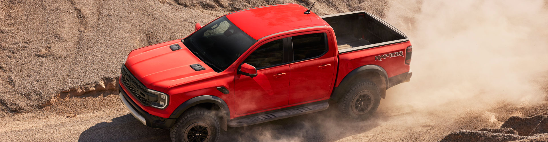Red ford ranger raptor
