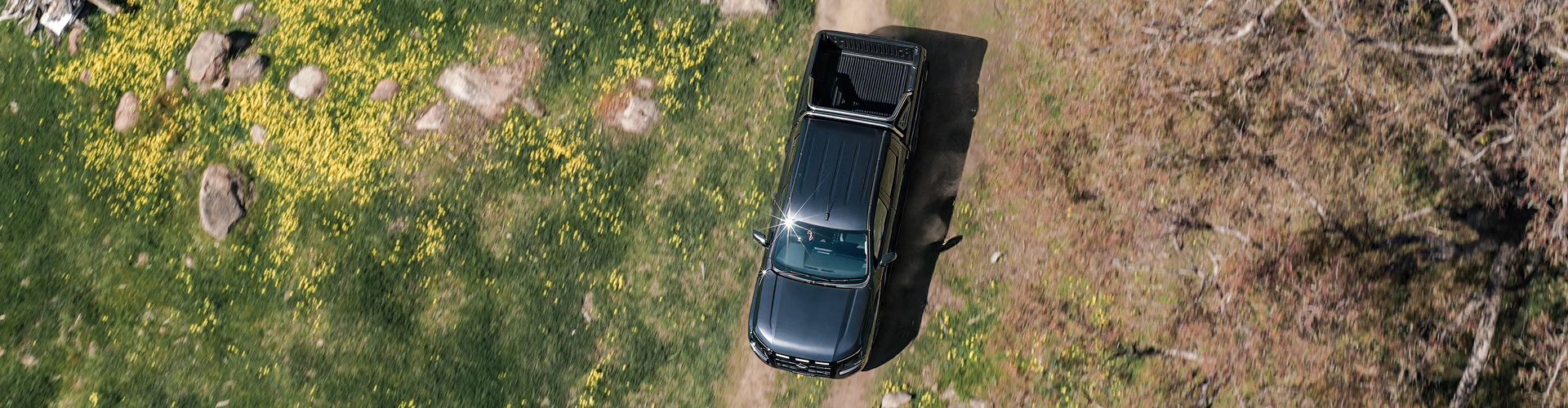 Aerial view of 2026 Nissan Navara