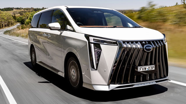 GAC M8 driving on a road