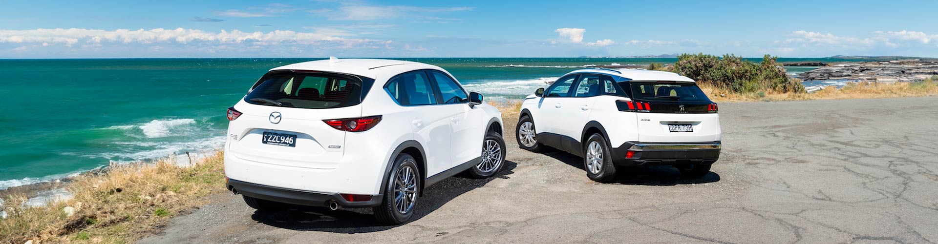 Mazda CX-5 Maxx Sport and Peugeot 3008 Active