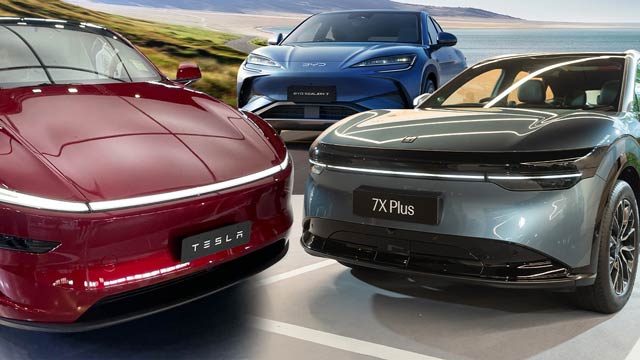 2026 Zeekr 7X vs 2025 Tesla Model Y vs 2025 BYD Sealion 7