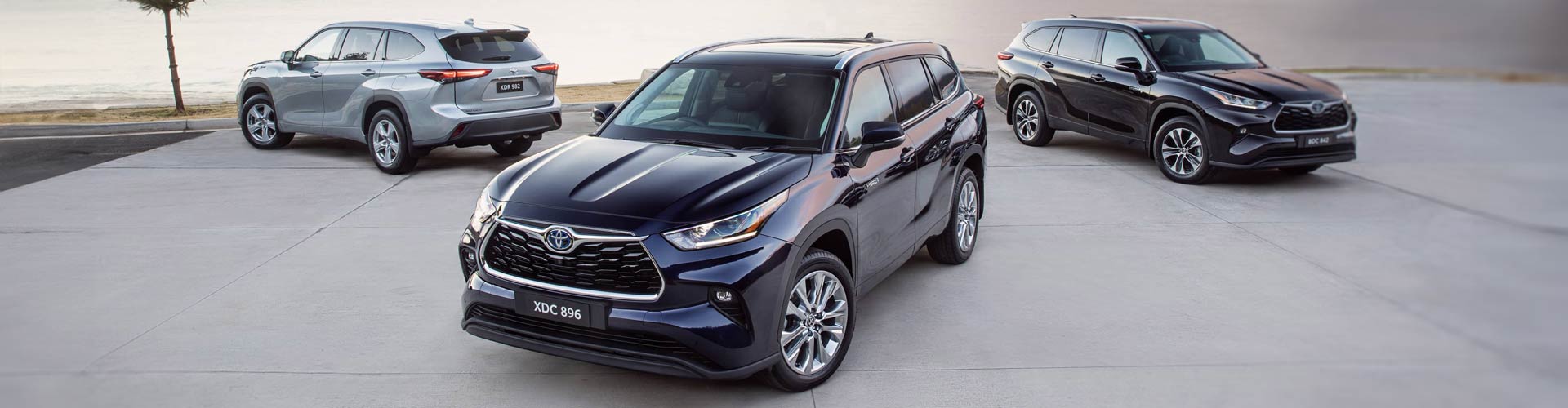 Three 2022 Toyota Klugers