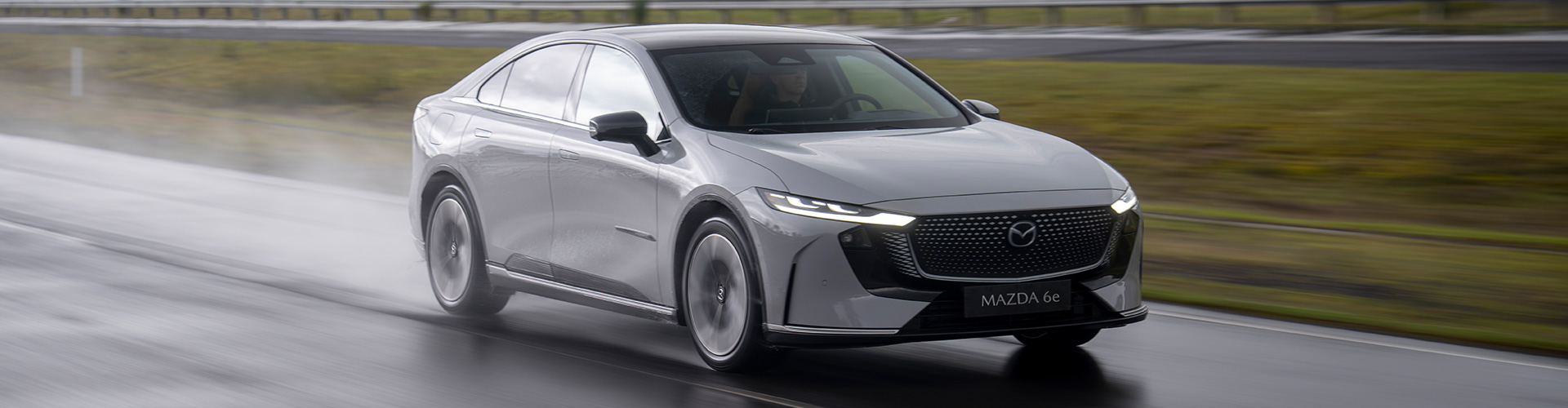 2026 Mazda 6e driving