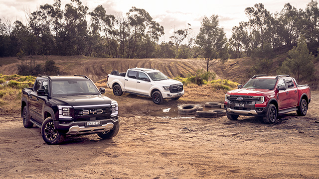 BYD Shark Ford Ranger GWM Cannon Alpha