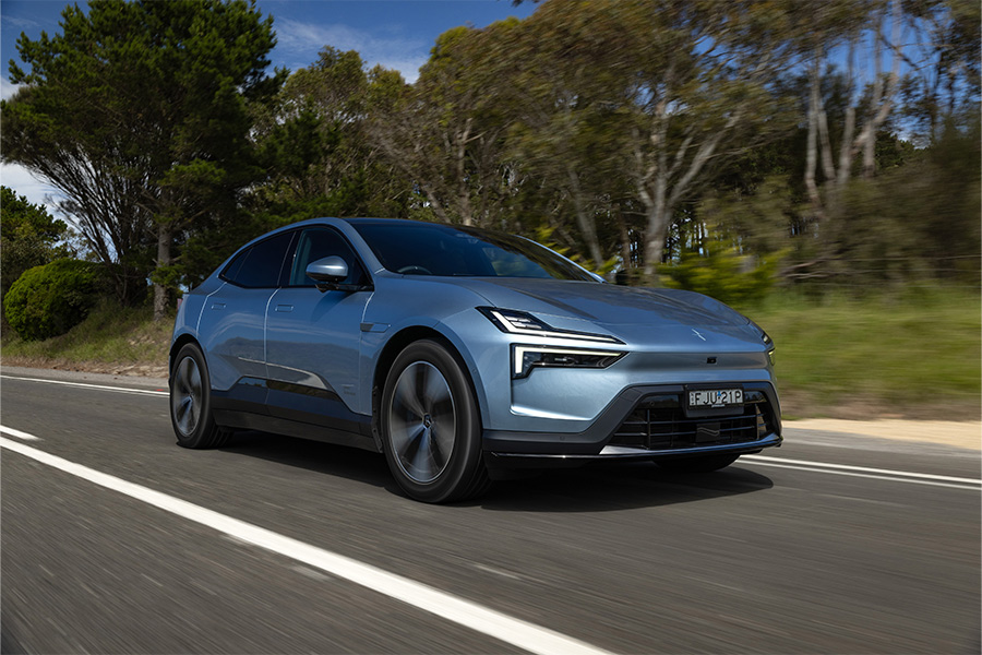 2025 Polestar 4 Electron driving