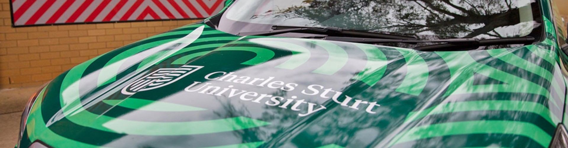 A Charles Sturt University fleet car