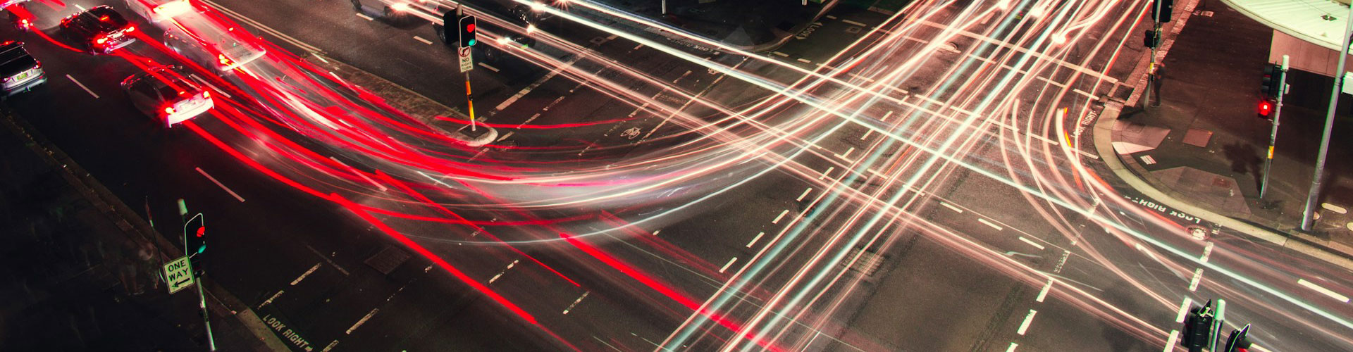 Sydney city street at night