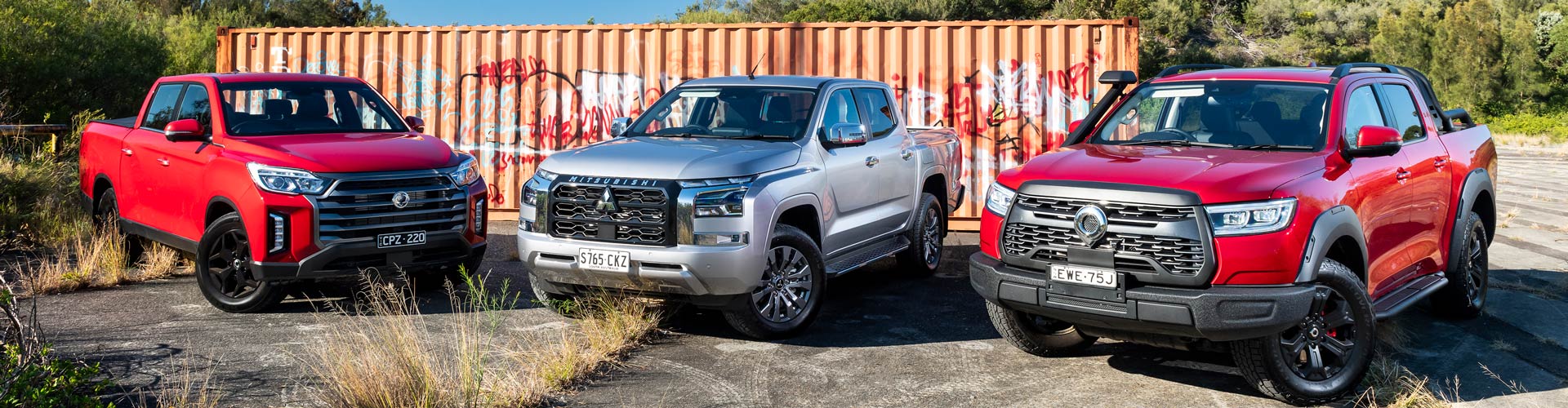 GWM Cannon XSR vs Mitsubishi Triton GLS vs SsangYong Musso comparison review