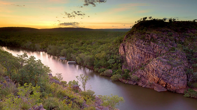 Panoramic view of the Katherine River, NT